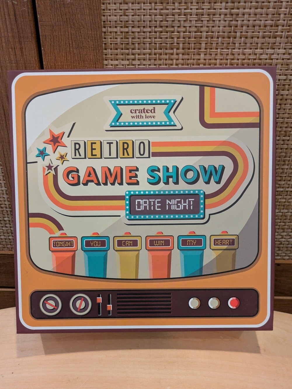 Crated With Love Retro Date Night Game Show Box